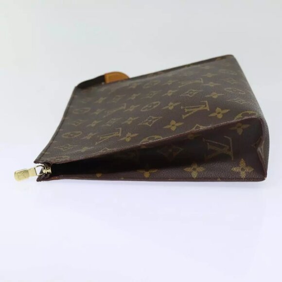 AUTHENTICITY GUARANTEED LOUIS VUITTON Monogram Poche Toilette Pouch - Picture 6 of 16